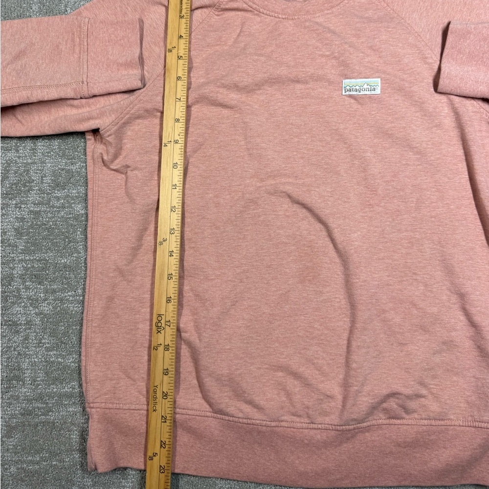 Patagonia Pastel organic Cotton Crewneck Long Sleeve Sweatshirt Women Size M - Picture 5 of 7